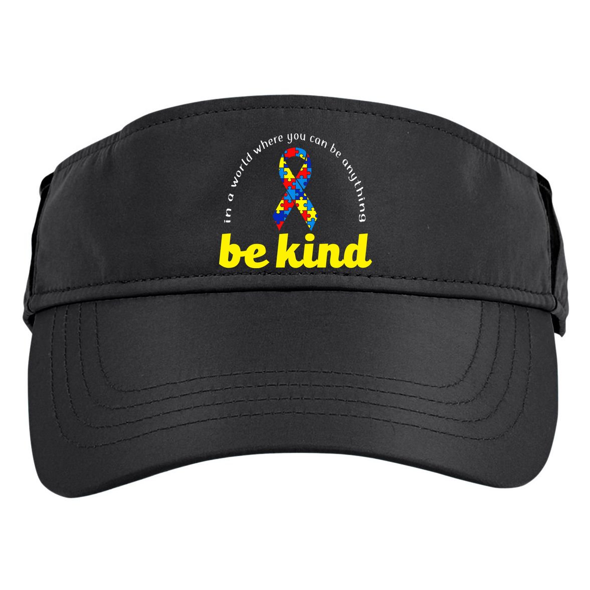 Autism Awareness Be Anything Be Kind Adult Drive Performance Visor