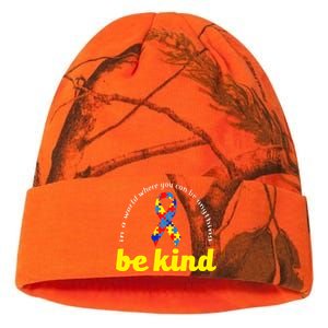 Autism Awareness Be Anything Be Kind Kati Licensed 12" Camo Beanie