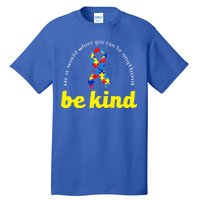 Autism Awareness Be Anything Be Kind Tall T-Shirt