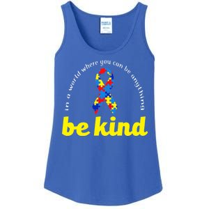 Autism Awareness Be Anything Be Kind Ladies Essential Tank