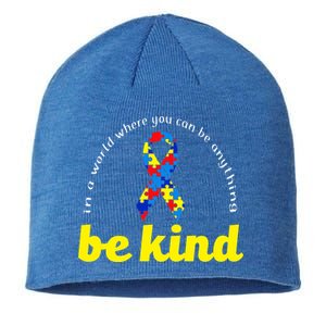 Autism Awareness Be Anything Be Kind Sustainable Beanie