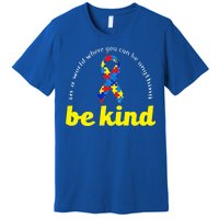 Autism Awareness Be Anything Be Kind Premium T-Shirt