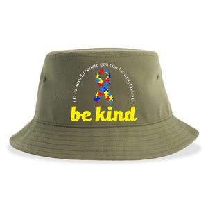 Autism Awareness Be Anything Be Kind Sustainable Bucket Hat