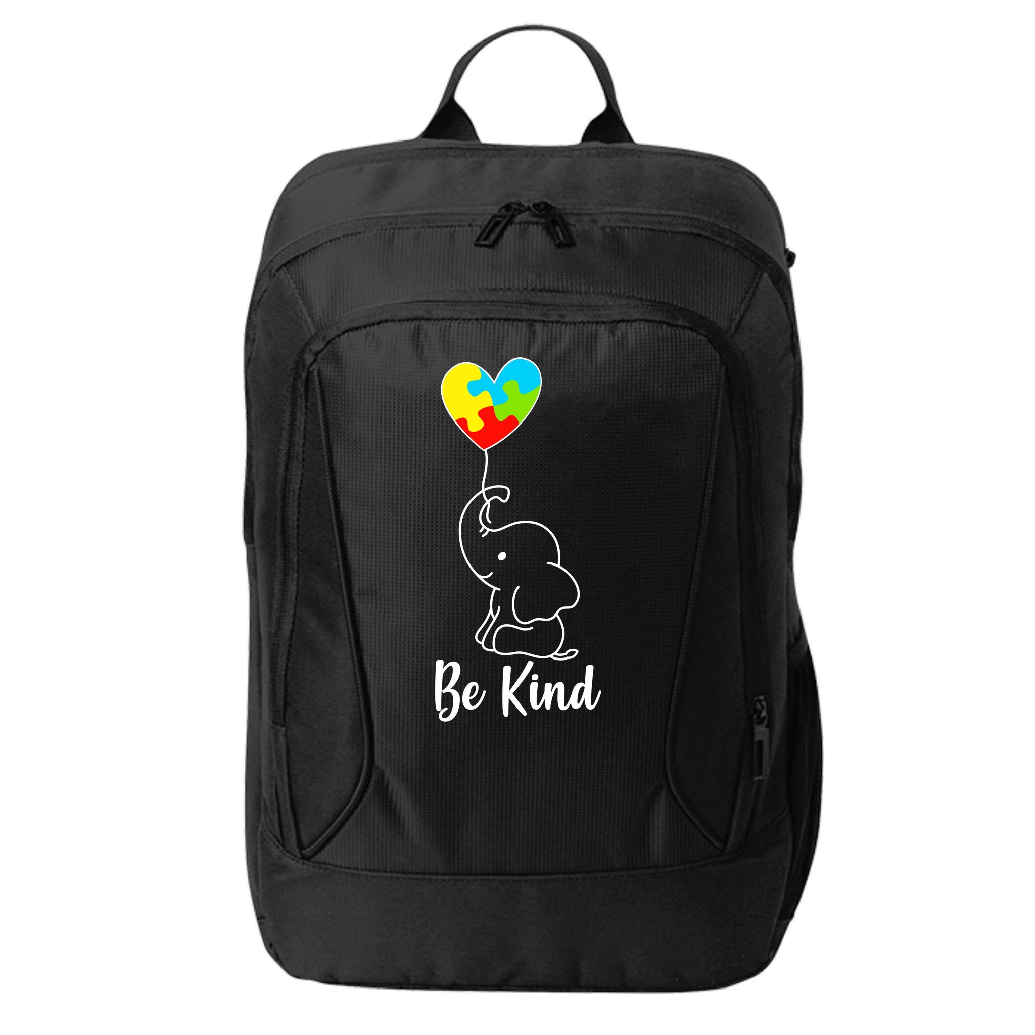 Autism Awareness Be Kind Elephant City Backpack
