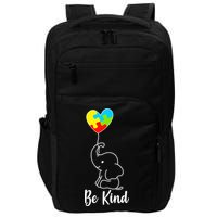 Autism Awareness Be Kind Elephant Impact Tech Backpack