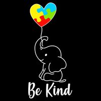 Autism Awareness Be Kind Elephant Impact Tech Backpack