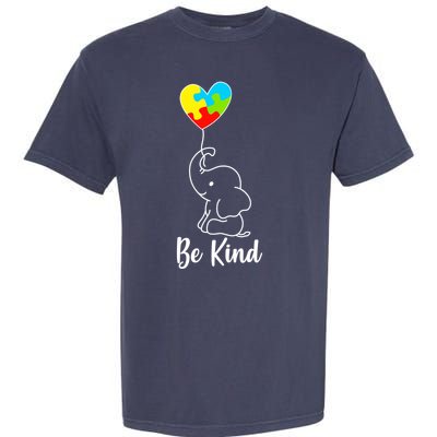 Autism Awareness Be Kind Elephant Garment-Dyed Heavyweight T-Shirt