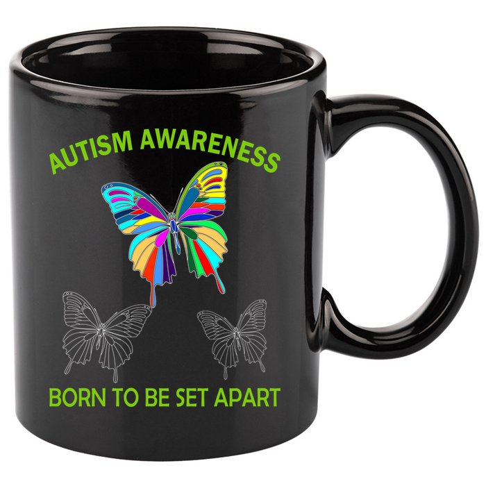 Autism Awareness Born To Be Set Apart 11oz C Handle Ceramic Mug