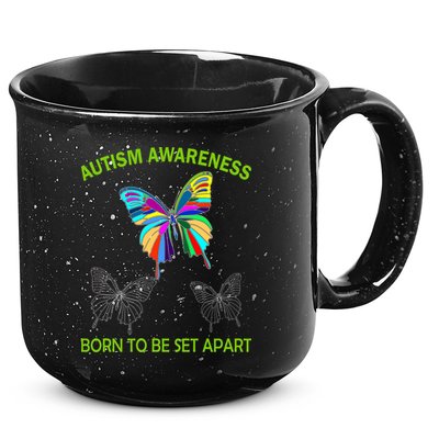 Autism Awareness Born To Be Set Apart 15oz Campfire Ceramic Mug