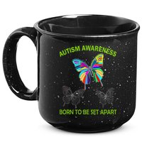 Autism Awareness Born To Be Set Apart 15oz Campfire Ceramic Mug