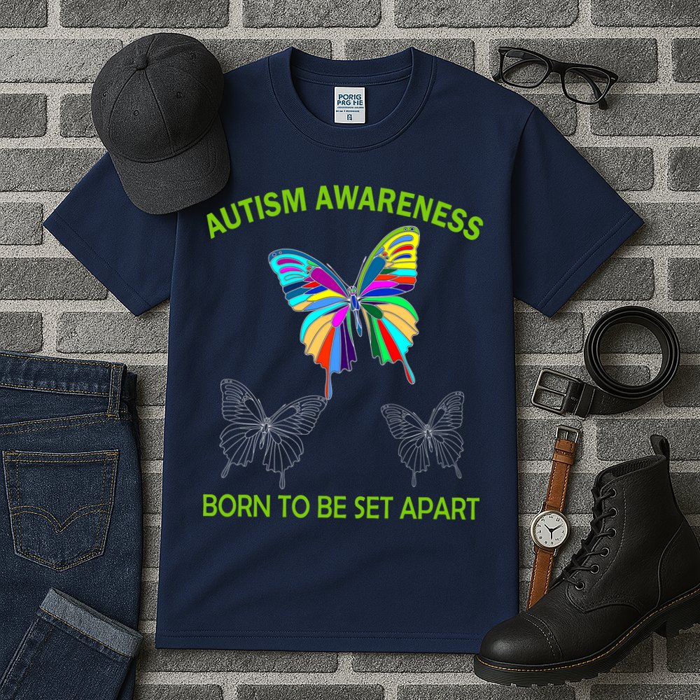 Autism Awareness Born To Be Set Apart Tall T-Shirt