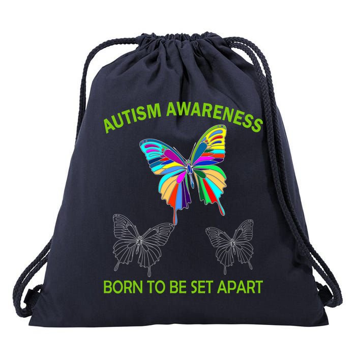 Autism Awareness Born To Be Set Apart Drawstring Bag