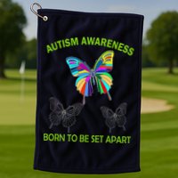 Autism Awareness Born To Be Set Apart Golf Towel