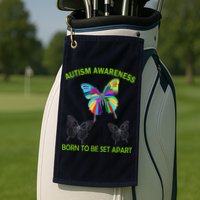 Autism Awareness Born To Be Set Apart Golf Towel
