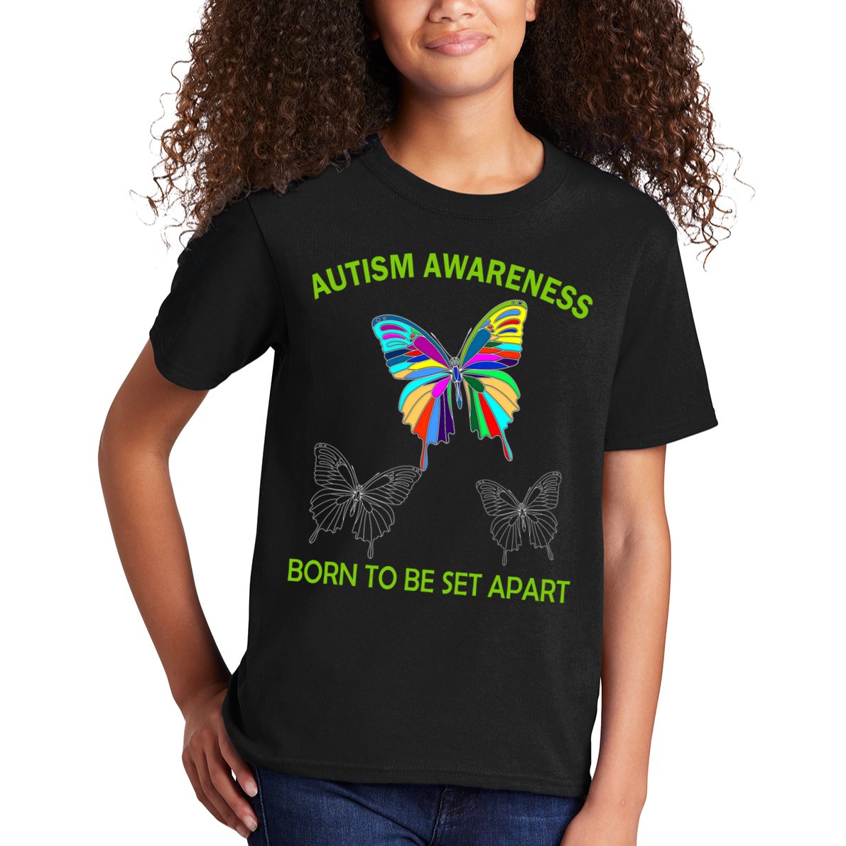 Autism Awareness Born To Be Set Apart Kids T-Shirt