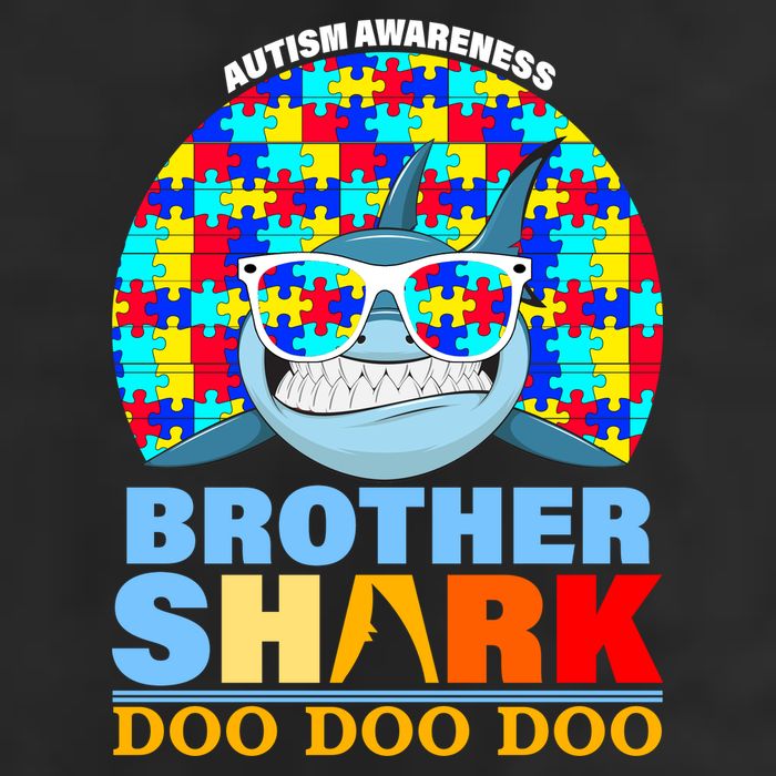 Autism Awareness Brother Shark Puzzles Adult Drive Performance Visor