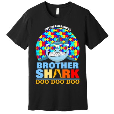 Autism Awareness Brother Shark Puzzles Premium T-Shirt