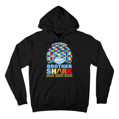 Autism Awareness Brother Shark Puzzles Tall Hoodie