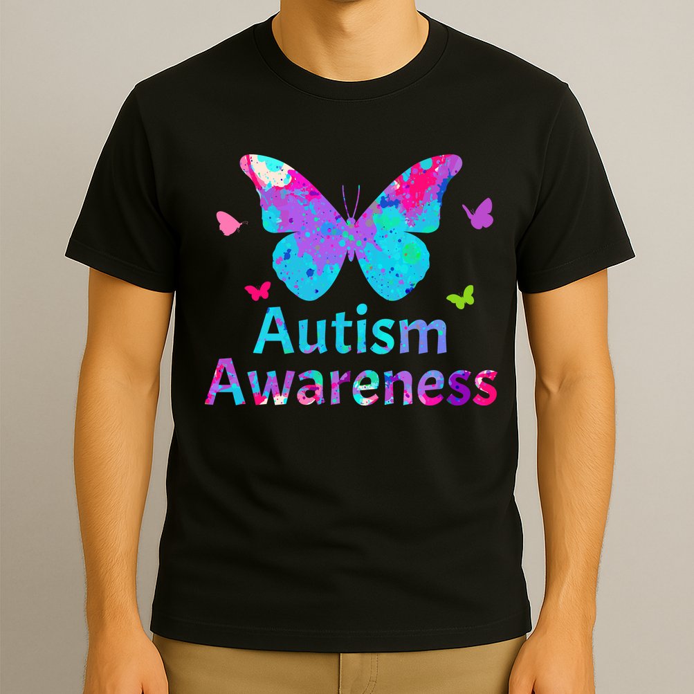Autism Awareness Butterflies  T-Shirt