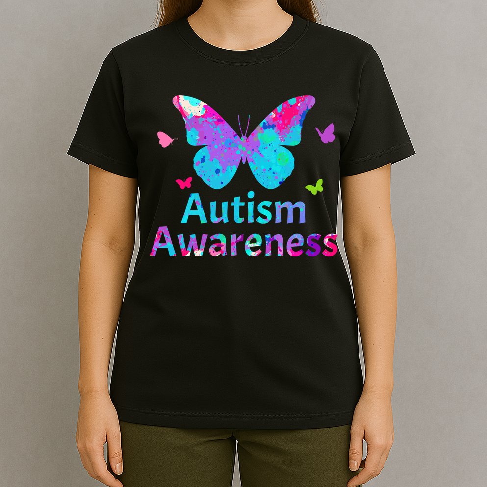 Autism Awareness Butterflies  T-Shirt