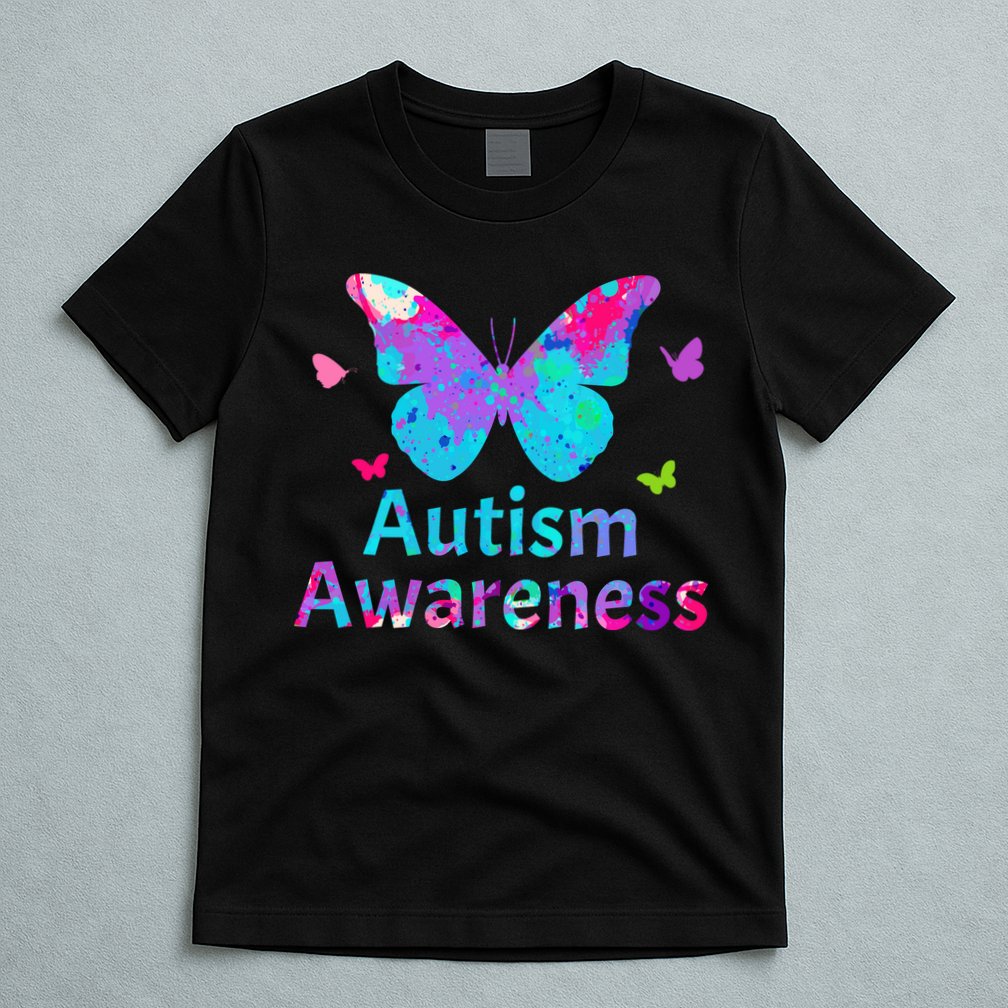Autism Awareness Butterflies  T-Shirt