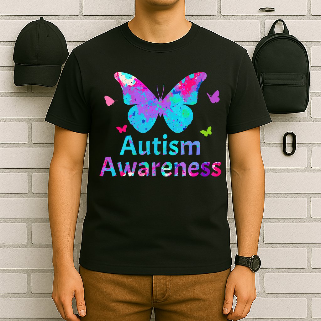 Autism Awareness Butterflies  T-Shirt