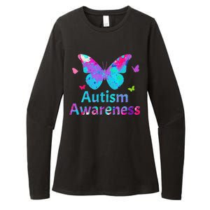 Autism Awareness Butterflies  Womens CVC Long Sleeve Shirt