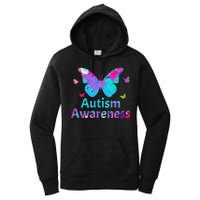 Autism Awareness Butterflies  Women's Pullover Hoodie