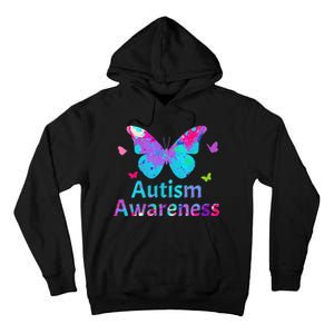 Autism Awareness Butterflies  Tall Hoodie