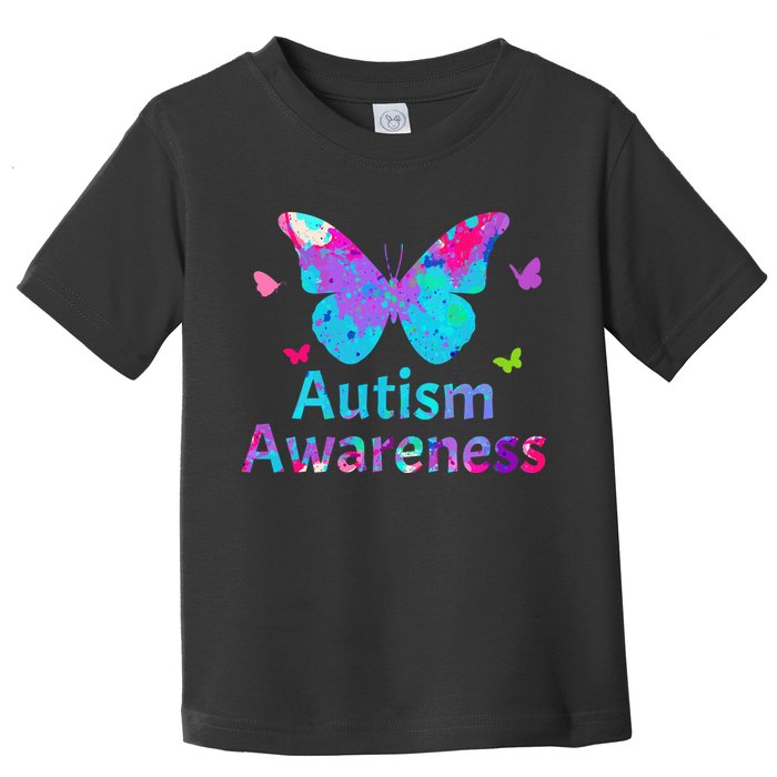 Autism Awareness Butterflies  Toddler T-Shirt