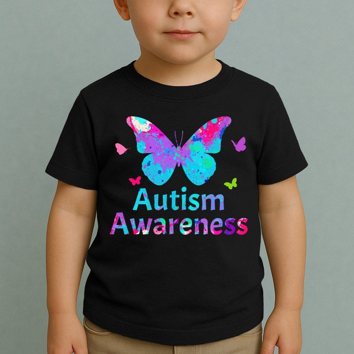 Autism Awareness Butterflies  Toddler T-Shirt