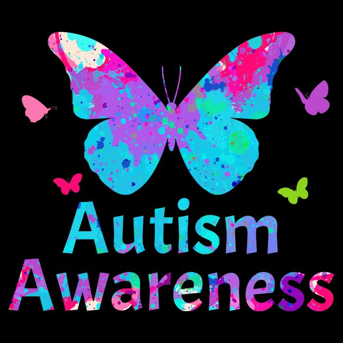 Autism Awareness Butterflies  Toddler T-Shirt