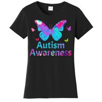 Autism Awareness Butterflies  Women's T-Shirt