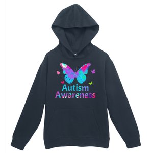 Autism Awareness Butterflies  Urban Pullover Hoodie