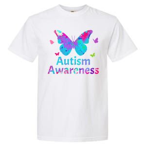 Autism Awareness Butterflies  Garment-Dyed Heavyweight T-Shirt