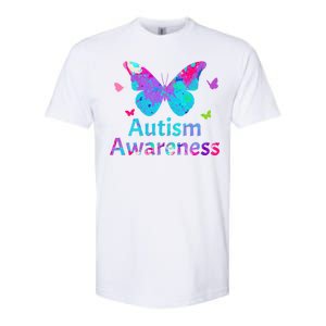 Autism Awareness Butterflies  Softstyle CVC T-Shirt