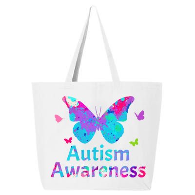 Autism Awareness Butterflies  25L Jumbo Tote