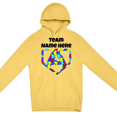 Autism Awareness Custom Personalize Superhero Premium Pullover Hoodie