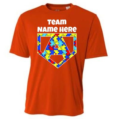 Autism Awareness Custom Personalize Superhero Cooling Performance Crew T-Shirt