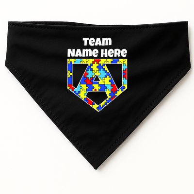 Autism Awareness Custom Personalize Superhero USA-Made Doggie Bandana