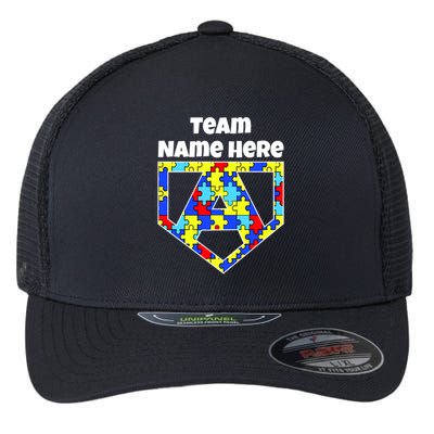 Autism Awareness Custom Personalize Superhero Flexfit Unipanel Trucker Cap