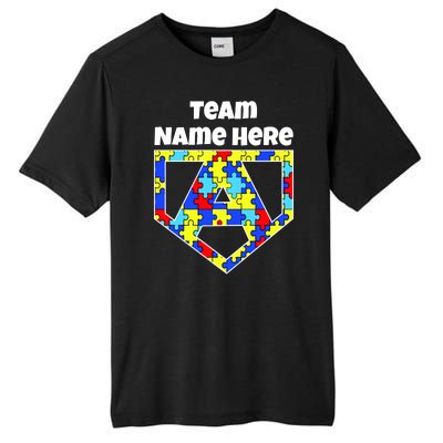 Autism Awareness Custom Personalize Superhero Tall Fusion ChromaSoft Performance T-Shirt