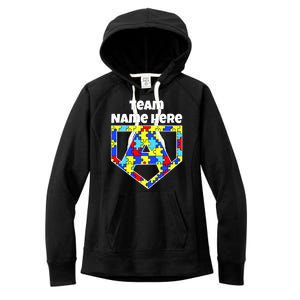 Autism Awareness Custom Personalize Superhero Women's Fleece Hoodie