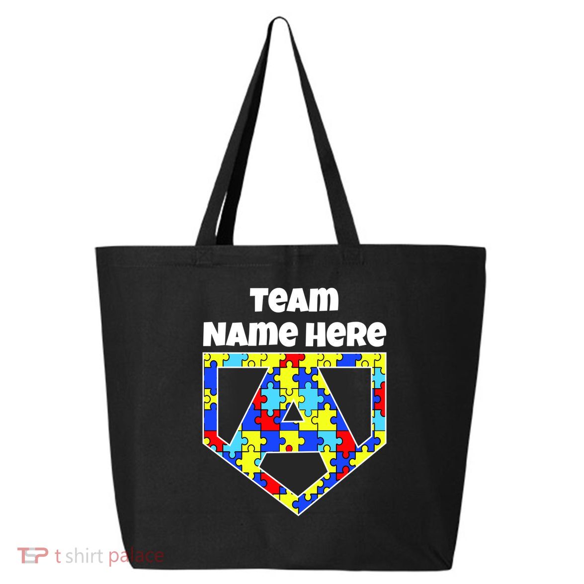 Autism Awareness Custom Personalize Superhero 25L Jumbo Tote