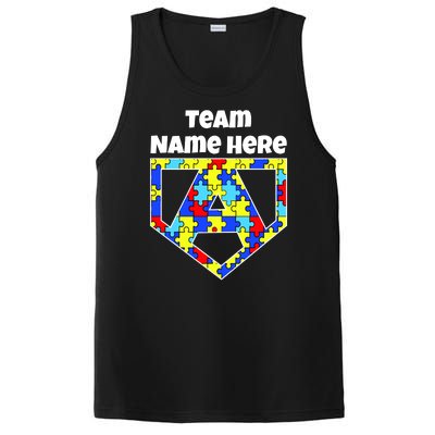 Autism Awareness Custom Personalize Superhero PosiCharge Competitor Tank