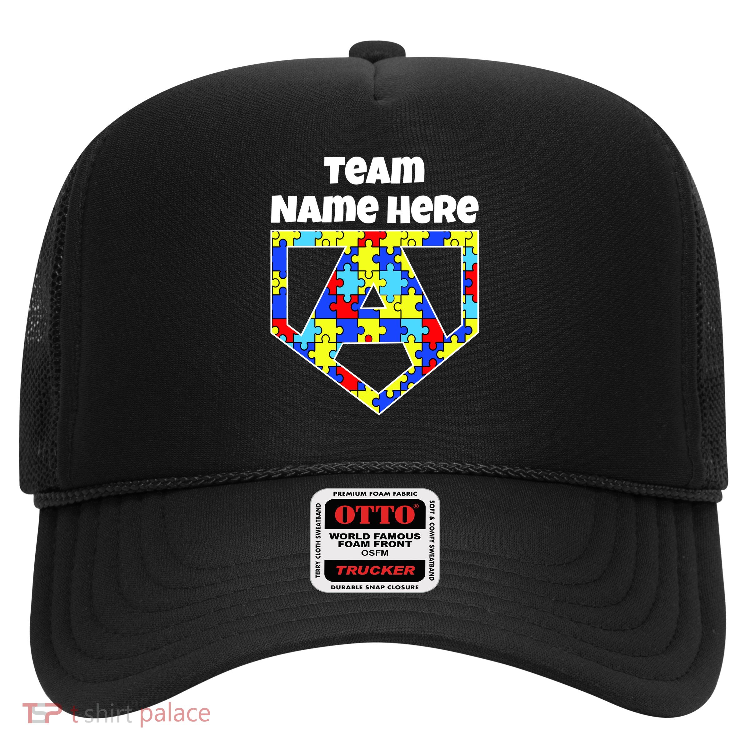 Autism Awareness Custom Personalize Superhero Trucker Hat