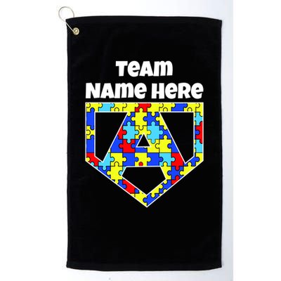Autism Awareness Custom Personalize Superhero Golf Towel