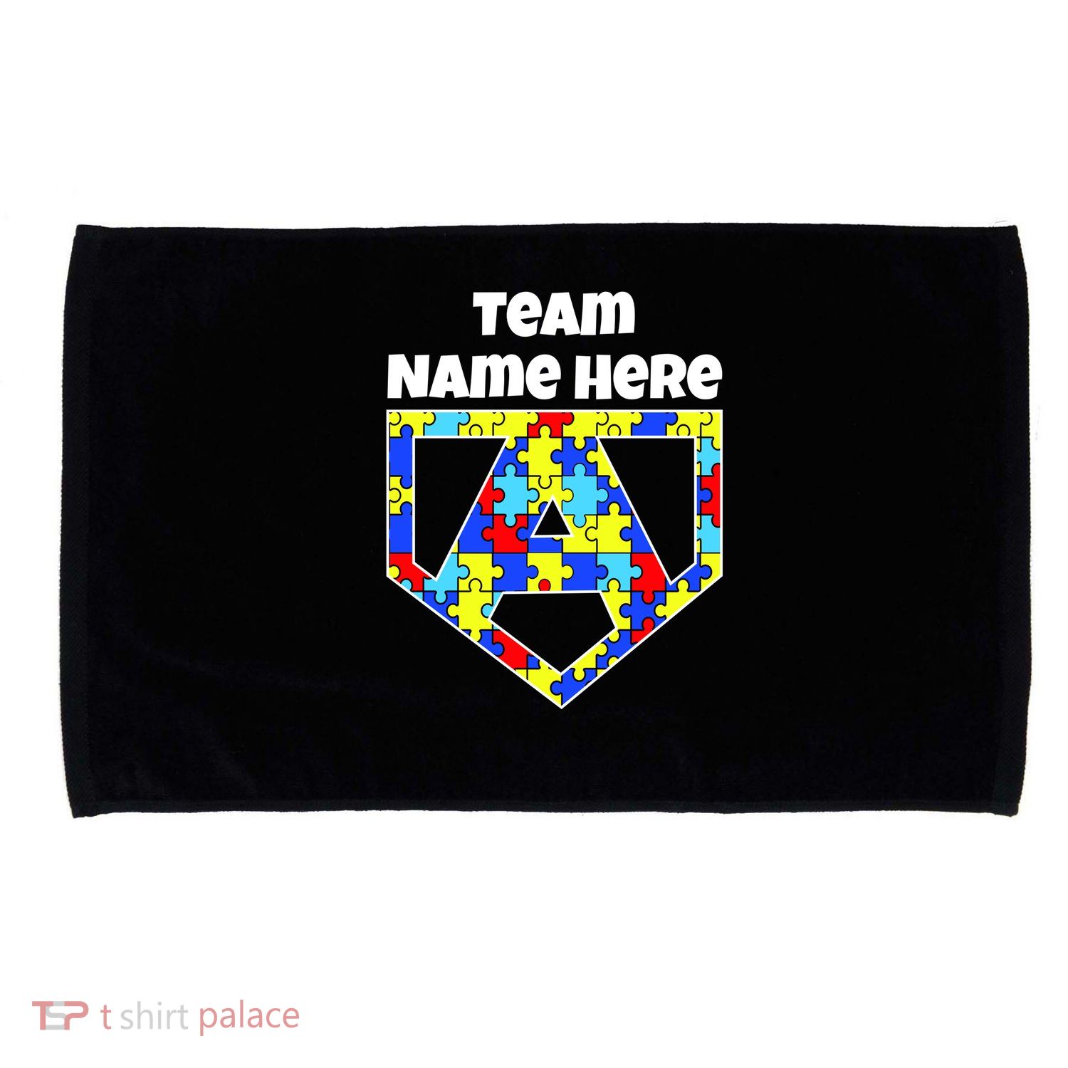 Autism Awareness Custom Personalize Superhero Microfiber Hand Towel