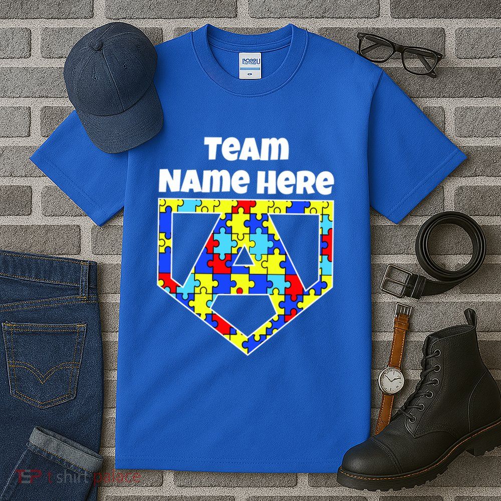 Autism Awareness Custom Personalize Superhero Tall T-Shirt
