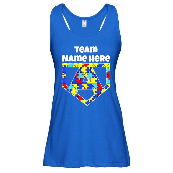 Autism Awareness Custom Personalize Superhero Ladies Essential Flowy Tank